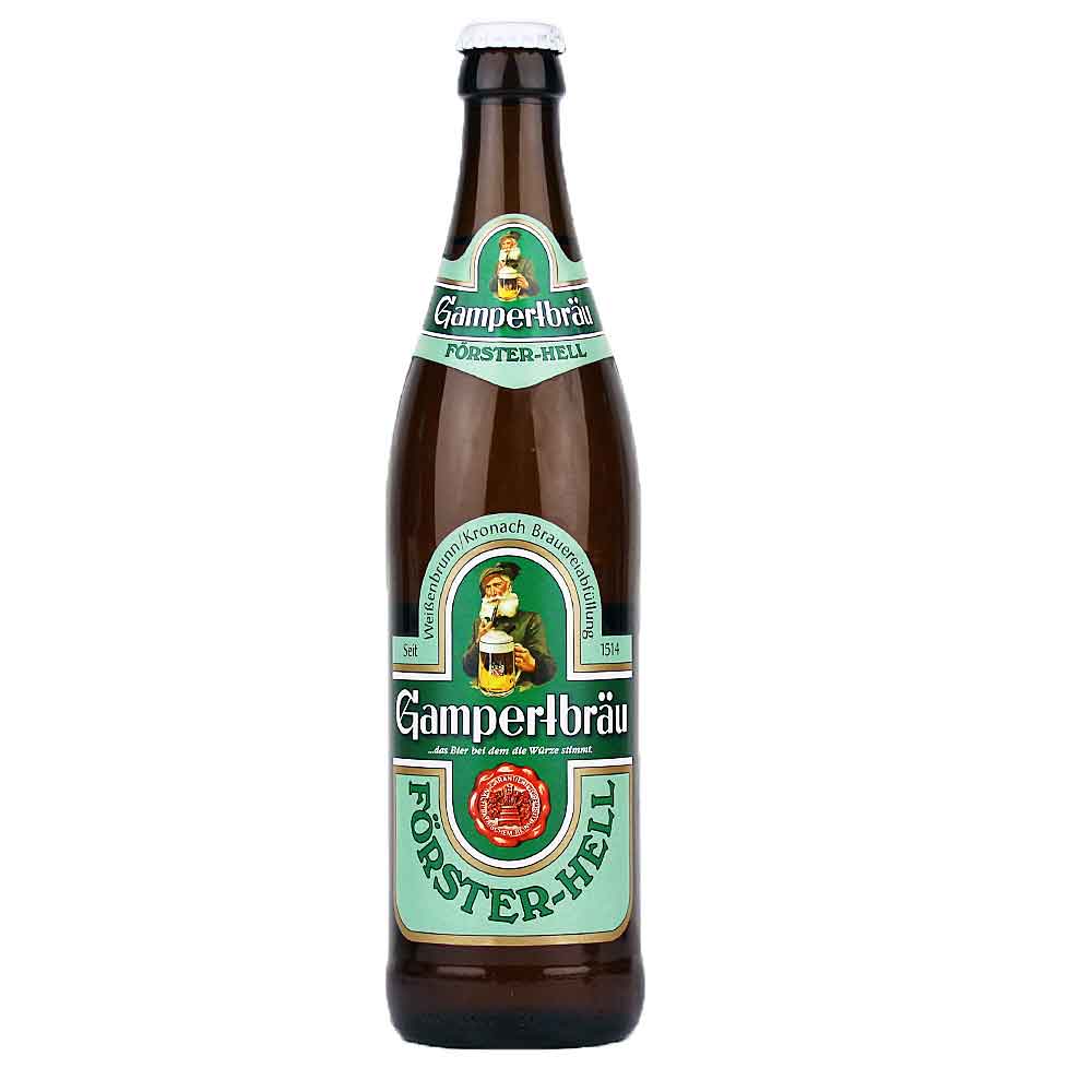 Bild von Gampertbräu - FÖRSTER HELL - 0,5l
