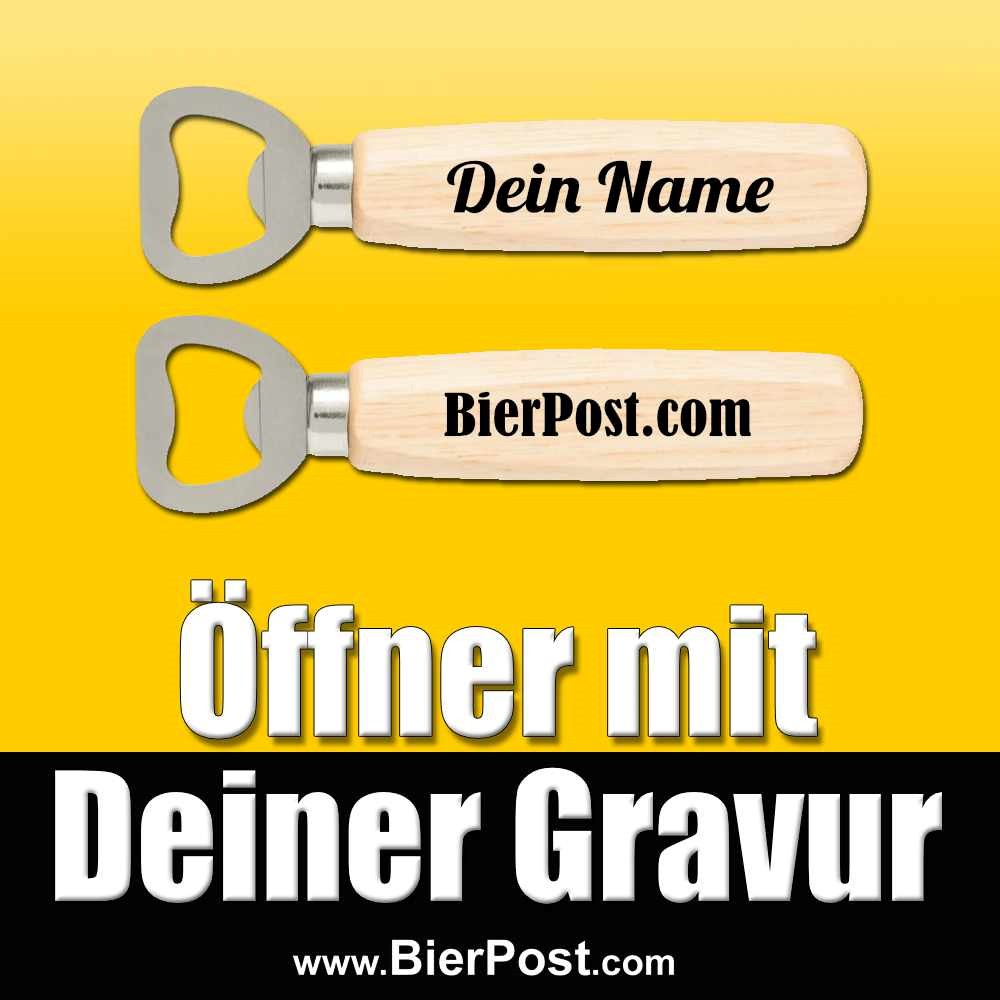 Bild von Flaschenöffner - STANDARD - DEIN NAME ( AKTION - ZWEI zum Preis von einem )
